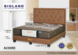 Springbed matras kasur bigland alvaro