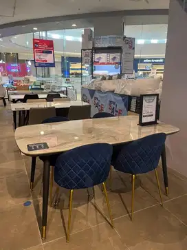 Segampang itu cicilan meja makan evie louise dining set bebas 1x cicln