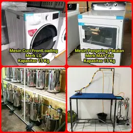 PAKET LENGKAP USAHA LAUNDRY|MESIN CUCI|MESIN PENGERINGG