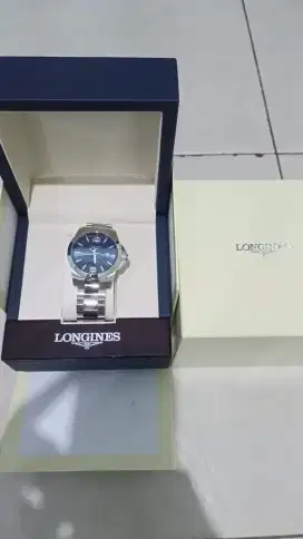 Longines Conquest Blue Dial Full Set