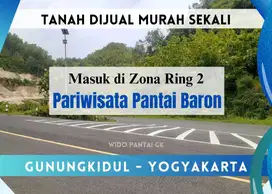 Dijual Tanah Datar Dekat Jalan JJLs dan Pantai Baron Yogyakarta