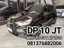 Brio RS AT 2019 Hitam DP 10 JT