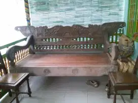 Jual Bangku Kayu Jati Antik Ukuran Besar