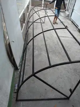 Rangka Besi Awning Kain