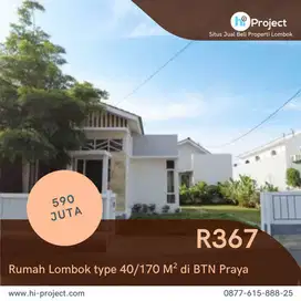 Rumah Lombok type 40/170 M² di Perumahan Taj Grunung Praya R367