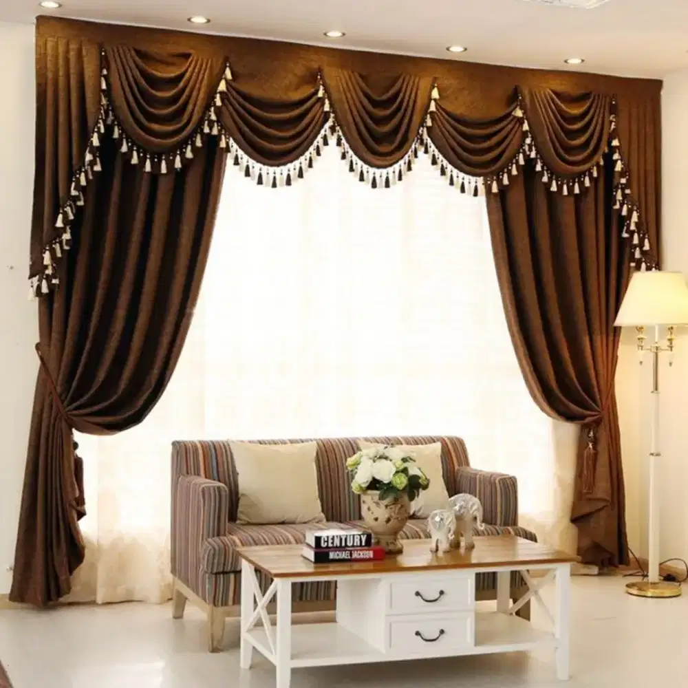 Jual gordyn gorden murah vertikal roll blind jasa wallpaper dinding vi