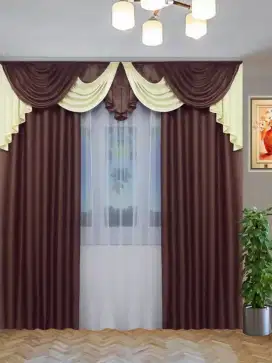 Jual gordyn gorden murah vertikal roll blind jasa wallpaper dinding vi