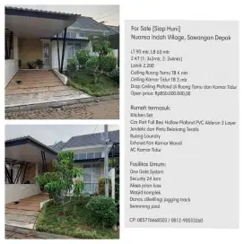 Dijual Rumah Siap Huni, Nuansa Indah Village, Sawangan Depok