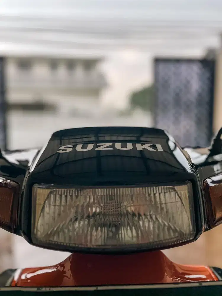 Satria 2 tak Hitam Oren