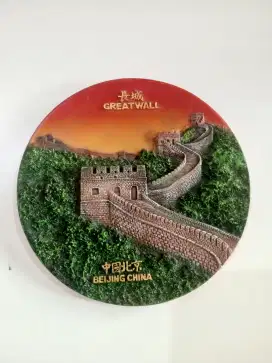 Dijual pajangan piring great wall china murah