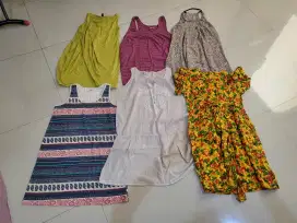 Dress macam2, atasan,dll seperti di foto ya