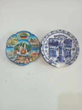 Dijual pajangan piring Amsterdam dan Germany
