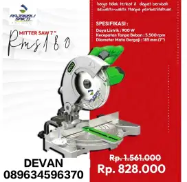 RYU MITTER SAW 7 INCH RMS180