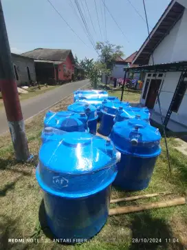 Bio septic 1500liter / septictank bio sepiteng fiber