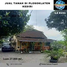 Tanah Cocok Uk Investasi Murah Ada Bangunan Rumah Dan Kolam Di Kediri