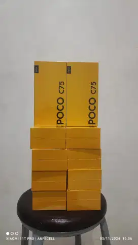 POCO C75 6/128 NEW GARANSI RESMI fresh 15 bulan