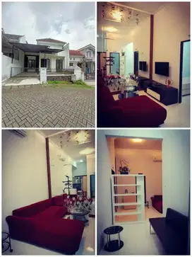 Dijual rumah dan furnsihnya di villa puncak tidar vpt malang