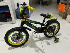 For Sale Sepeda Anak 12 inch Ban Tubeless kokoh warna hijau stabilo800