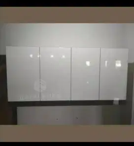RAK PIRING LEMARI GANTUNG DAPUR KITCENSET ATAS PINTU 4 PINTU