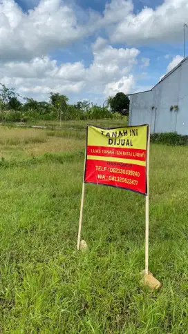 Dijual Cepat Sawah Akses Mobil Samping Jalan