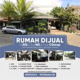 Jual Cepat Rumah Asri di Cilacap Tengah