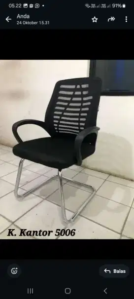 Kursi kantor hadap
