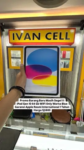 iPad Gen 10 64 Gb WiFi Only Baru Masih Segel