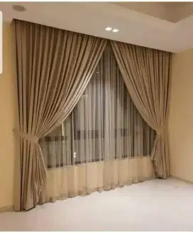 Jual gordyn gorden murah vertikal roll blind jasa wallpaper dinding vi