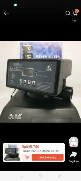Filter air sumur bor & Pdam