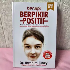 Buku Baru Terapi Berpikir Positif By Dr. Ibrahim Elfiky