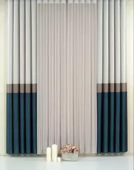 Jual gordyn gorden murah vertikal roll blind jasa wallpaper dinding vi