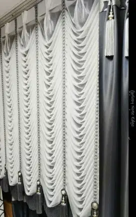Jual gordyn gorden murah vertikal roll blind jasa wallpaper dinding vi