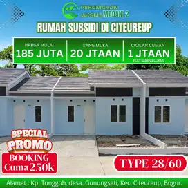 Perumahan wisma madani 2, Rumah subsidi termurah di Citeureup Bogor