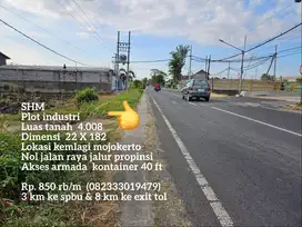 Termurah lahan industri mojokerto