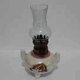 Lampu Minyak keramik Jadul Retro