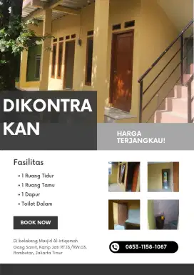 Dikontrakkan rumah di Area Kampung Rambutan