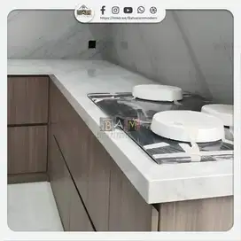 Top table meja kitchen set countertop  marmer granit Palembang