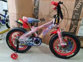 Sepeda Anak Sepeda BMX 16 inch UNITY ( TRANSFORMER ) ( BAN JUMBO 3.0 )