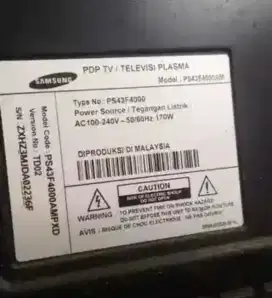 Samsung plasma 43 inch