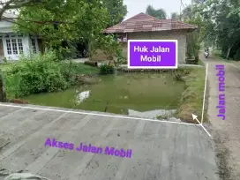 Di Jual Tanah Dan Kolam Ikan Murah Akses Masuk Mobil