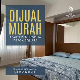 JUAL CEPAT BUTUH UANG! Apartemen Pesona Depok 1Br Full Furnished