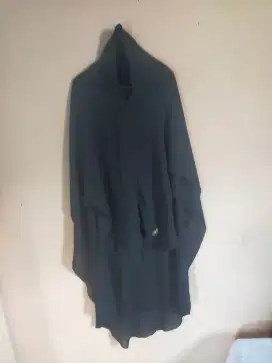 Hijab 2 layer hitam
