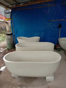 Bathtub Oval Handmade Teraso