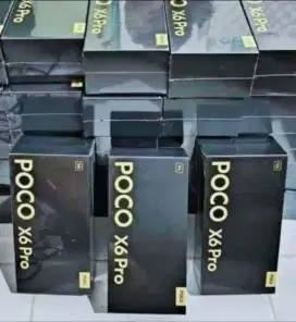 New POCO X6 PRO 12/256 GARANSI RESMI 1 TAHUN