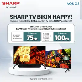 SHARP TV BIKIN HEPI