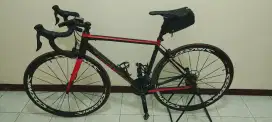 Sepeda road bike polygon stratos s3 + bonus