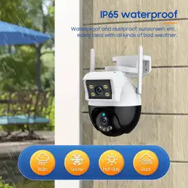DUAL CAMERA CCTV WIFI 8MP GRATIS PEMASANGAN