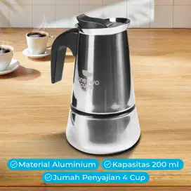 Mokapot Kopi Espresso Maker 200ml