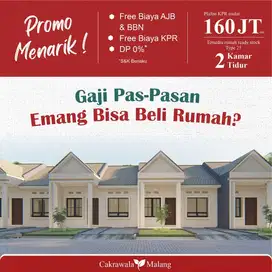 PERUMAHAN CLUSTER DP 0 ANGSURAN FLAT DI MALANG