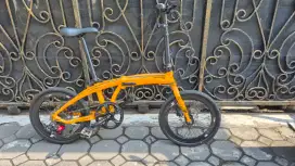 DIJUAL SEPEDA LIPAT 20 NORIS 2.0 TRANSFORMER WARNA ORANGE